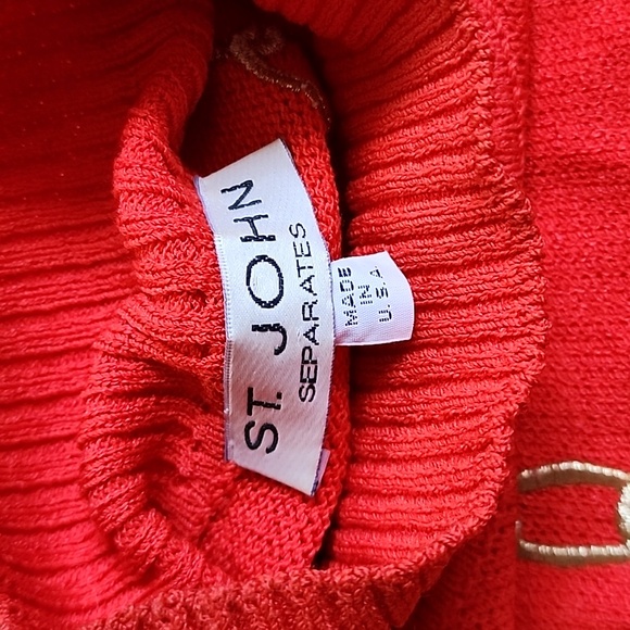 ST. JOHN SEPARATES KNIT SWEATER - Picture 6 of 8